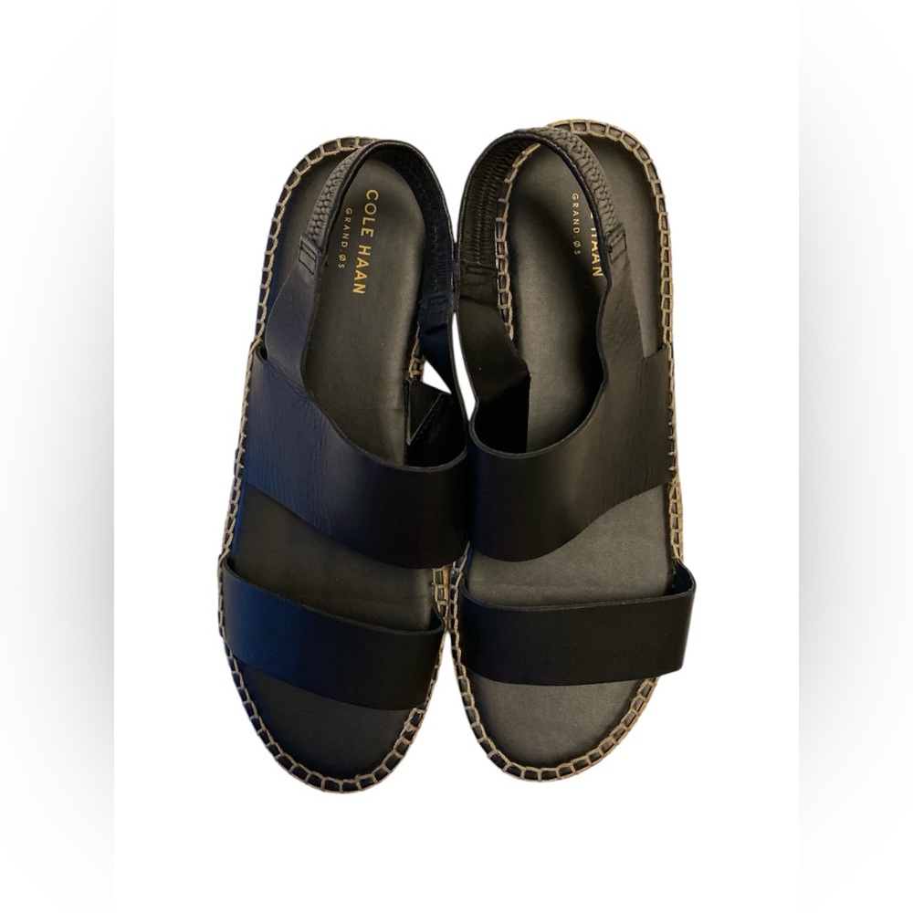 Cole Haan Women's Cloudfeel Slingback Platform Espadrille Sandals Size 9.5B NWOT